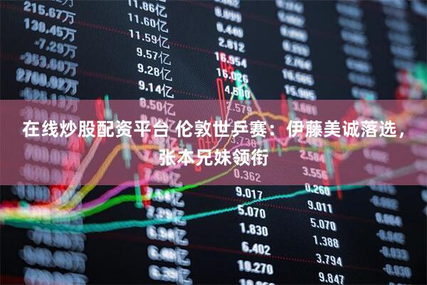 在线炒股配资平台 伦敦世乒赛：伊藤美诚落选，张本兄妹领衔